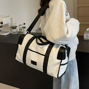 Large Capacity Travel Bag Waterproof Nylon Casual Crossbody Tote Bag Multi-Functional Business Trip Handbag For Women