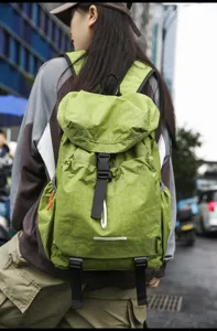 Casual waterproof travel backpack for men and women, lightweight outdoor rucksack for daily use.