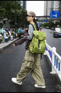 Casual large capacity travel backpack waterproof outdoor mountaineering school bag for daily use