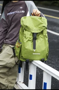 Details of the casual large capacity waterproof outdoor travel backpack for men and women students.