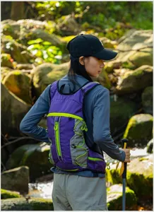 Outdoor sports hiking backpack lightweight cycling daypack with multiple pockets for men and women