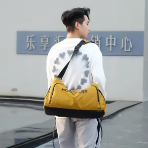 Large Capacity Waterproof Oxford Travel Bag Multi-Functional Sports Gym Duffel Bag For Men And Women Short Trip Luggage Bag