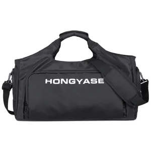 Large capacity gym duffel bag, waterproof travel bag with wet pocket for men and women.