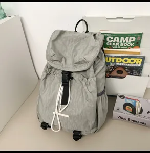 Lightweight casual waterproof backpack, large capacity travel school bag for outdoor use.