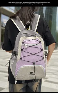 Zaino da viaggio multifunzionale casual da donna, borsa per escursioni all'aperto e scuola