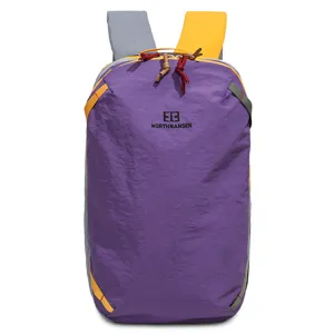 Lässiger, farbblockierter Reiserucksack, verschleißfest, Outdoor-Wander-Tagesrucksack