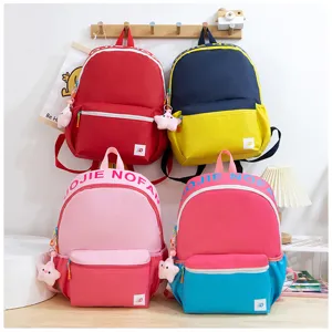 Japanischer Stil farbblockierender Freizeitrucksack für Schüler mit großer Kapazität
