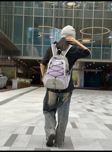 Nuovo zaino con coulisse 2025 per donna sport esterno tempo libero studente borsa