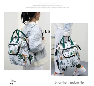 Sac à dos à langer imperméable de grande capacité, sac de voyage multifonction pour mamans.