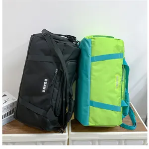 Large capacity sports duffel bag for fitness, swimming, and travel with dry wet separation.