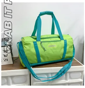 Large capacity sports duffel bag dry wet separation fitness gym travel bag for men and women