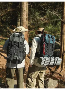 Professional outdoor hiking backpack large capacity waterproof camping travel rucksack