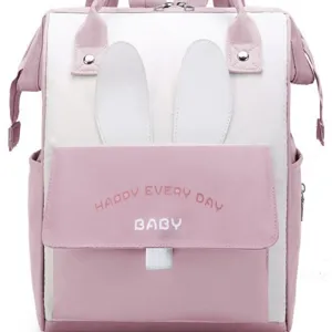 Multifunctionele Luiertas Rugzak Grote Capaciteit Nylon Mama Tas Schattige Konijnenoren Reis Baby Tas Waterdichte Moederschap Tas