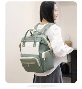 Mochila cambiador multifuncional gran capacidad bolso de mamá con separación.