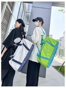 Large capacity sports duffel bag, waterproof travel fitness bag for men and women.