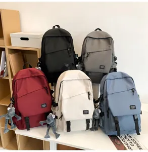 Großkapazität lässiger Canvas Rucksack japanischer Stil Schultertasche Reise Tagesrucksack