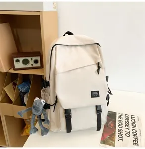 Freizeit minimalistischer Rucksack grosse Kapazitaet Schultertasche fuer Schueler Alltag