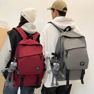 Lässiger Rucksack mit großem Fassungsvermögen für Schüler und stylische Freizeittasche
