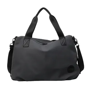 Casual large capacity nylon travel duffel bag for women commute shoulder crossbody tote