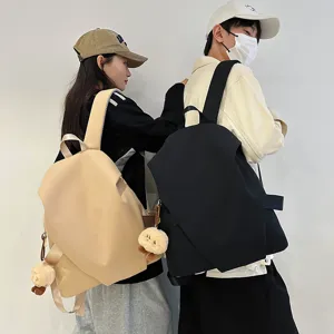Zaino impermeabile di moda minimalista zaino da viaggio per uomini e donne borsa scolastica