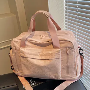 Large Capacity Travel Bag Waterproof Sports Fitness Bag Casual Unisex Duffel Bag For Yoga Business Trip