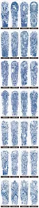 Herbal temporary full arm tattoo sticker sheet waterproof long lasting sleeve body art