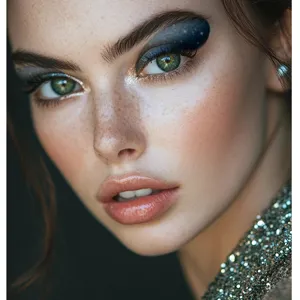 Stunning European style eye shadow tattoo stickers for stage party makeup and glowing effects.