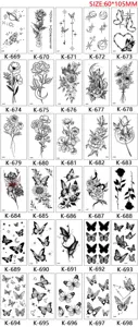 Explore temporary tattoo stickers featuring butterflies, flowers, and stars for unique body art.