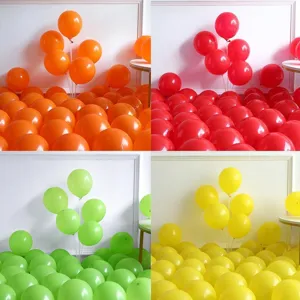 Set di palloncini colorati decorazione festa palloncini lattice rotondi per evento