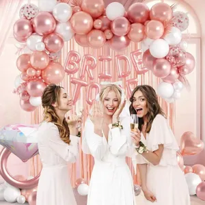 Set palloncini addobbi addio al nubilato matrimonio festa bride to be tenda frange
