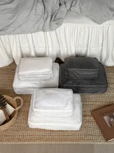 Travel packing cubes set portable luggage organizer bags for suitcase storage wardrobe closet