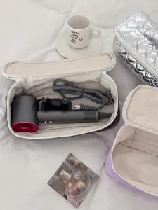 Borsa trapuntata per asciugacapelli astuccio organizer portatile da viaggio elegante