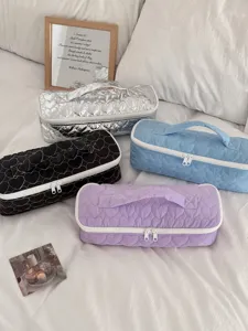 Borsa Trapuntata per Asciugacapelli Custodia Organizer da Viaggio per Ferro Arricciacapelli.