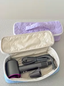 Borsa trapuntata per asciugacapelli astuccio protettivo da viaggio per accessori.