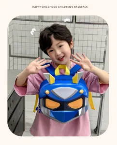 Mochila infantil de EVA de dibujos animados robot lindo ligero bolsa escolar para niños y niñas