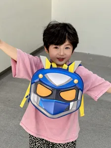 Mochila infantil de EVA con concha de dibujos animados ligera robot para ninos y ninas