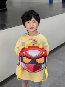Mochila escolar infantil de EVA con dibujos animados ligera en forma de huevo niños niñas