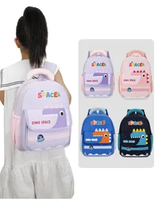 Süßer Dinosaurier Schulranzen Kinder Leichter Oxford Gewebe Rucksack Wirbelsäulenschutz Cartoon Schultertaschen Für Grundschule Kindergarten