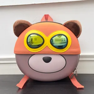 Niedlicher Cartoon EVA Eierschale Kinderrucksack leichtes Bären Design für den Kindergarten