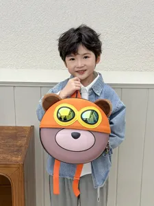 Niedlicher Cartoon EVA Schalen Kinderrucksack für Jungen und Mädchen, leicht und chic.