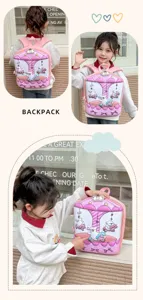 Süßer EVA Cartoon Karussell Kindergarten Kinder Schulrucksack für Jungen und Mädchen Alltag.