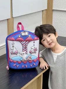 Niedlicher EVA Cartoon Eierschalen Rucksack Karussell Kinder Kindergarten Schulranzen.