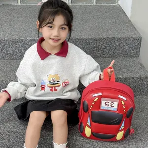 Kinder sportauto rugzak rood EVA lichte schooltas schattig kleuterschool jongens meisjes