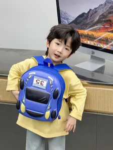 Kinderen 3D Auto Ontwerp EVA Harde Schaal Schoolrugzak Leuke Cartoon Sportrugzak voor Jongens