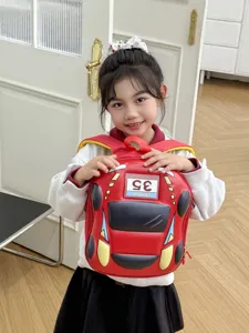 Kinderen auto gevormde kleuterschool rugzak EVA harde schaal lichtgewicht schooltas voor jongens