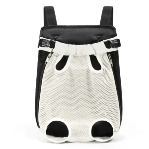 Atmungsaktiver Mesh Haustier Rucksack für Katzen und Hunde, leichter Outdoor Schultertasche.