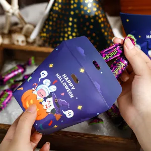 Halloween candy packaging box creative cartoon gift paper box party decoration box