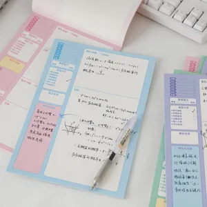Quaderno a quadretti B5 minimalista quotidiano per studenti e appunti scolastici.