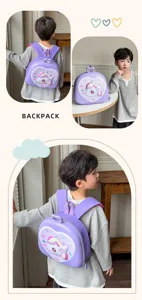Süßer EVA Hartschalen Kinder Rucksack mit niedlichem Einhorn Design, leicht für Mädchen Schule.