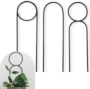 Pflanzenspalier Aus Eisen Stützstab Rostfreies Metall Garten Kletterpflanze Rahmen Innen Außen Blumenstütze Geometrisches Design